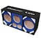 Deejay Led Two 8-in Woofers plus Two Tweeters and One Horn BLUE Empty Chuchera Speaker Enclosure D8T2H1BLUE - alternate 3