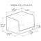 Azar Displays Small Clear Stackable Bin, 2PK 556720-2PK - alternate 4