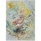 Homeroots 8' X 10' Ivory Blue And Yellow Abstract Washable Indoor Outdoor Area Rug 577965 - alternate 7