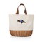 Picnic Time Family Of Brands Baltimore Ravens - Promenade Picnic Basket, (Beige Canvas) 203-20-187-034-2 - alternate 1