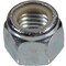 Hillman Nylon Lock Nut 1/4-20" Zinc-Plated Steel USS Zinc-Plated 180147 - alternate 1