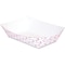 Boardwalk Paper Food Baskets, 0.25 lb Capacity, 2.69 x 1.05 x 4, Red/White, 1000PK BWK30LAG025 - alternate 1