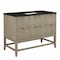 James Martin Vanities Emmeline 48" Single Vanity, Pebble Oak, w/ 3 CM Phantome Eclos Top D100-V48-PBO-3PHT - alternate 5
