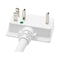 Tripp Lite Outlet Strip, Hospital Grade, Dual Ground, 6 5-15R-HG, 5-15P-HG, 15 ft., White PS-615-HGDG - alternate 6