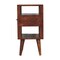 Homeroots 24" Brown Solid Wood One Drawer Nightstand 651844 - alternate 5