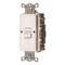 Hubbell Wiring 20 Amp 125-Volt Hubbell Autoguard Commercial Blank Face GFCI Receptacle, White GFBFST20W - alternate 1