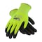 G-Tek Hi-Vis Seamless Knit A3 PolyKor Blended Glove w/Double-Dipped Nitrile Coated MicroSurface Gri, 12PK 16-340LG/M - alternate 2