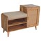 Homeroots 41in Beige and Brown Boucle and Solid Wood Upholstered Storage Bench With Drawers 723430 - alternate 5