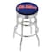 Holland Bar Stool Co 30" Chrome 2-Ring Ole' Miss Swivel Bar Stool, Accent Ring L7C3C30MssppU - alternate 1