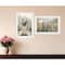 Homeroots Set Of Two Bloom Where You are Planted 1 White Framed Print Wall Art, 2PK 407480 - alternate 2