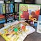 House Fish Balloon Hyrax Game, Paper, cardboard, plastic, metal staples, wood pieces, dice, Green, Red, Blue, 12+ years HFBHX - alternate 5