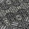 Homeroots 8' Black And Ivory Round Tribal Washable Indoor Outdoor Area Rug 614205 - alternate 6