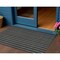 Homeroots 3' X 5' Black And Ivory Striped Washable Indoor Outdoor Area Rug 595847 - alternate 1
