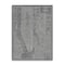 Homeroots 36" x 24" Gray and White Aerial New York Map Canvas Wall Art 399014 - alternate 1