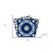 Homeroots 7" X 7" Midnight Blue And White Peel And Stick Removable Tiles 390656 - alternate 3