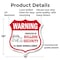 Signmission 24 Hour Surveillance Shield Sign Warning, 18 Inch X 18 Inch, Plastic Sign SHI-P-18-350 - alternate 4