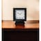 Homeroots 11" Black Fabric Table Clock 376243 - alternate 3
