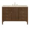 James Martin Vanities Myrrin 48" Single Vanity, Mid Century Walnut, w/ 3 CM Tajnar Eclos Top 485-V48-WLT-3TJR - alternate 1