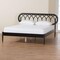 Baxton Studio Florica Art Deco Black Wood Queen Platform Bed 255-14153-ZORO - alternate 4