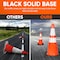Pyle Traffic Cone Set, PVC, 28 in Height, Fluorescent Orange 10 PK PTCN28X10 - alternate 7