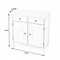 Homeroots Imperial Coffee Console Cabinet 389747 - alternate 6