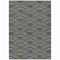Homeroots 8' X 10' Black Ivory And Gold Geometric Washable Indoor Outdoor Area Rug 615185 - alternate 5