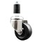 Service Caster 3.5 Inch 316SS Hard Rubber Wheel Swivel 1-5/8 Inch Expanding Stem Caster SCC SCC-SS316EX20S3514-HRS-158 - alternate 1
