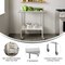 Flash Furniture Reese 30in. x 36in. Work Table, SS Top Shelf, 4in. Backsplash, Adjustable Undershelf, 4 Casters NH-WT-3036-GG-B4-CAS-GG - alternate 3