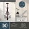 Vaxcel Monrovia 3 Light Bronze Teardrop Candle Pendant PD35459RBZ - alternate 5