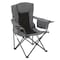 Arrowhead Outdoor Portable Folding Camping Quad Chair with 6-Can Armrest Cooler, Granite Gray KKS0316U - alternate 1