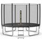 Simple Deluxe Recreational Trampoline with Enclosure Net - Outdoor Trampoline for Kids and Adults Family Happy Ti SOTRPLINEGAPBLK12 - alternate 1