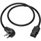 Eaton Tripp Lite Series Desktop Computer AC Power Cord, Right-Angle NEMA 5-15P to C13 - 10A, 125V, 18 P006-003-15D - alternate 4