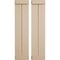 Ekena Millwork Rustic Two Board Joined Board-n-Batten Sandblasted Faux Wood Shutters w/End Batten, 11W x 72H, PR SHUBJE11X72SDPR - alternate 1