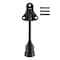 National Hardware Zinc Matte Black Kick-Down Door Holder Mounts to door 1.63 in. N830-572 - alternate 4