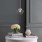 Jonathan Y Kurtz 7.25" Adjustable Drop Metal/Glass LED Pendant, Chrome JYL3516B - alternate 7