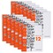 Whitelines Case of Whitelines Spiral Wirebound Graph Ruled Notebooks, Gray Paper, 11" x 8.5" 70 Sheets, PK12 17001CS - alternate 1