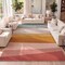 Jonathan Y Prism Geometric Striped Red/Yellow/Gray 4 ft. x 6 ft. Area Rug DZC101B-4 - alternate 4