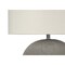 Homeroots 20" Gray Concrete Round Table Lamp With Ivory Drum Shade 545813 - alternate 6