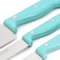Martha Stewart Everyday Keswick 3 Piece Cutlery and Sheath Set in Teal 141045.03 - alternate 3