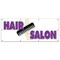Signmission HAIR SALON BANNER SIGN styling beauty cuts signs barber haircut B-96 Hair Salon - alternate 1