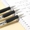 Deli Arrix Retractable Gel Pen 0.5mm, Black Ink, Soft Grip, 12PK EG08-BK - alternate 3
