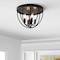 Jonathan Y Peter 13.75" Metal LED Flush Mount, Oil Rubbed Bronze JYL9513A - alternate 4