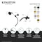 Kingston Brass Hand Shower Kit, Antique Brass KX1063BD - alternate 2