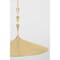 Hudson Valley Lighting Vails gate 34 in. Pendant Vintage Gold Leaf 4534-VGL - alternate 3