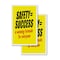 Signmission Safety=Success Winning Formula, A-Frame & 2 Decals Installed, Heavy-Duty Plastic Frame SBHD-D-2436-Safety=SuccessWinningFormula - alternate 4