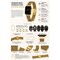 Elegani Mesh Stainless Steel Replacement Band Compatible with Apple Watch 49mm, Yellow Gold QYJMB-YGD-49mm - alternate 3