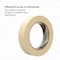 3M Masking Tape, 24 mm W x 55 m L, 4.4 mil Thick, Tan, Rubber Adhesive, 36 PK 201+ - alternate 8