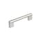 Amerock Versa 5-1/16 inch (128mm) Center-to-Center Polished Nickel Cabinet Pull, 10PK 10VMP36913PN - alternate 1