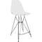 Leisuremod Cresco Acrylic Barstool - Modern ABS Plastic Counter Stool with Steel Legs & Footrest CRBL-30CL - alternate 1