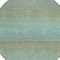 Homeroots 8' Teal Blue Round Striped Washable Indoor Outdoor Area Rug 608815 - alternate 3